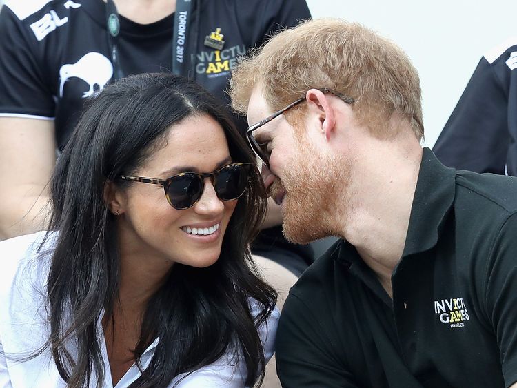Sharing a joke at the Invictus Games 2017 in Toronto