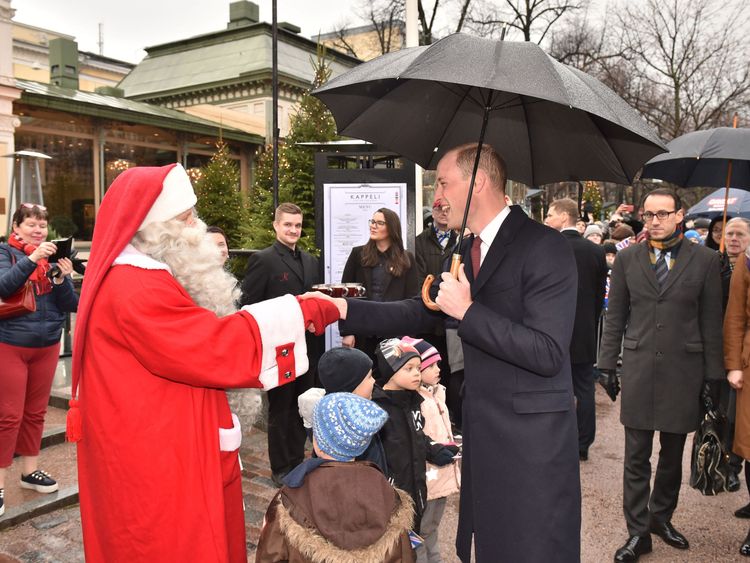 Dear Santa: Prince George's wish list delivered to Father Christmas by William Dear Santa: Prince George's wish list delivered to Father Christmas by William