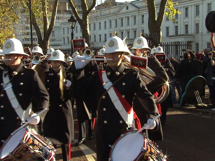 Royal Navy makes history by performing Changing the Guard ceremony