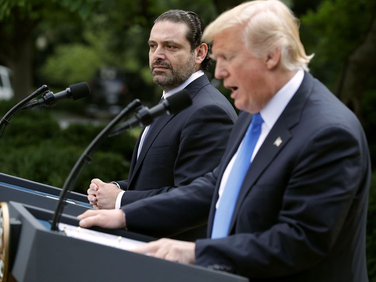 Saad Hariri visited Washington in July 