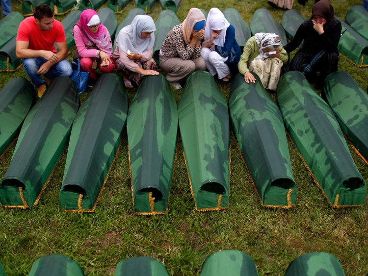 Another 409 Srebrenica victims were newly identified in 2013