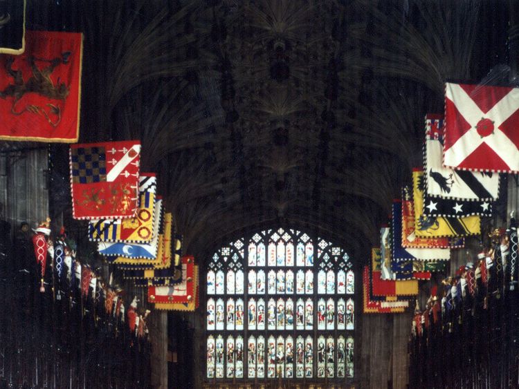 The interior of St George's Chapel, Windsor Castle 