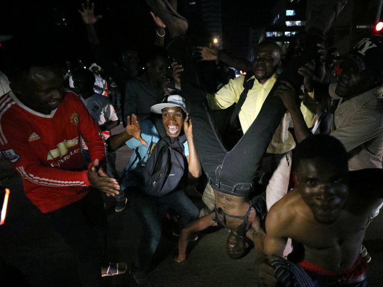 The end of Mugabe&#39;s reign sparked parties in the streets