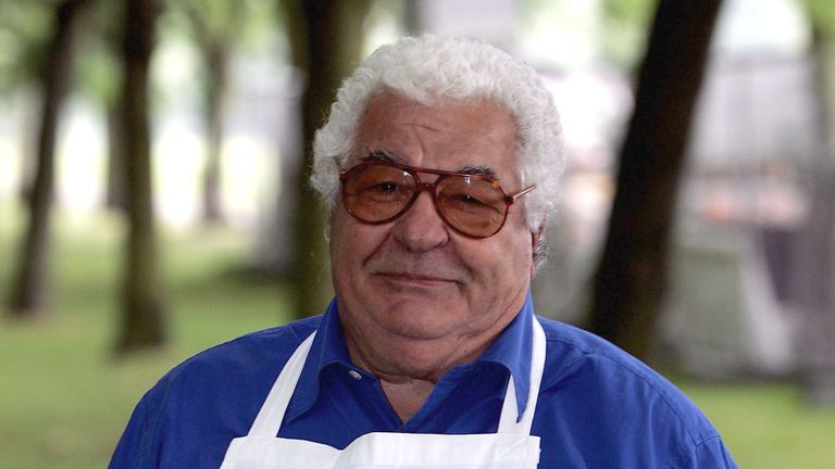 Celebrity chef Antonio Carluccio