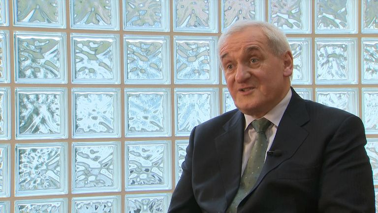 Former Irish prime minister and Good Friday agreement signatory Bertie Ahern