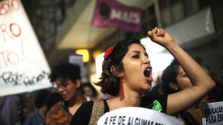 Abortion is already illegal in most cases in predominantly Catholic Brazil