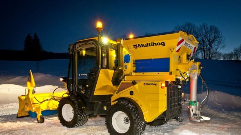 One of Doncaster Council&#39;s new gritters, which was named in a public competition. @MyDoncaster