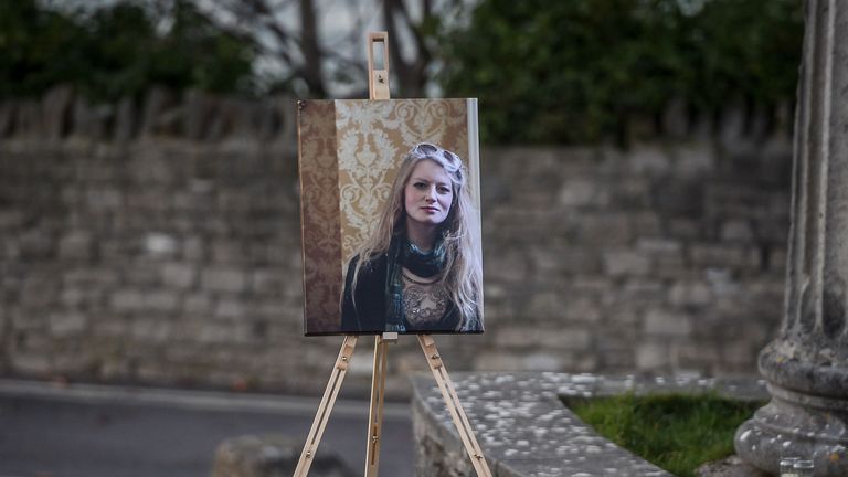 People take part in a candlelight vigil in the Prince Albert Gardens in Swanage, Dorset to pay their respects to 19 year old Gaia Pope whose body was found nearby on November 18. PRESS ASSOCIATION Photo. Picture date: Saturday November 25, 2017. Photo credit should read: Ben Birchall/PA Wire
