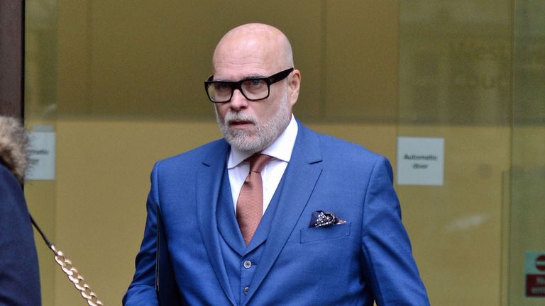 The Duchess of Cambridge's uncle, Gary Goldsmith, leaves Westminster Magistrates' Court