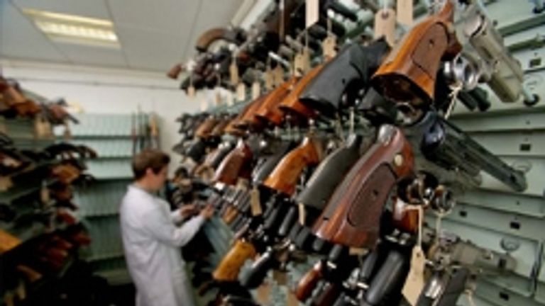 Britons are being urged to hand over illegal firearms during a fortnight-long gun amnesty
