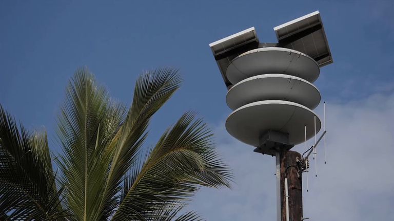 Hawaii tests an attack siren