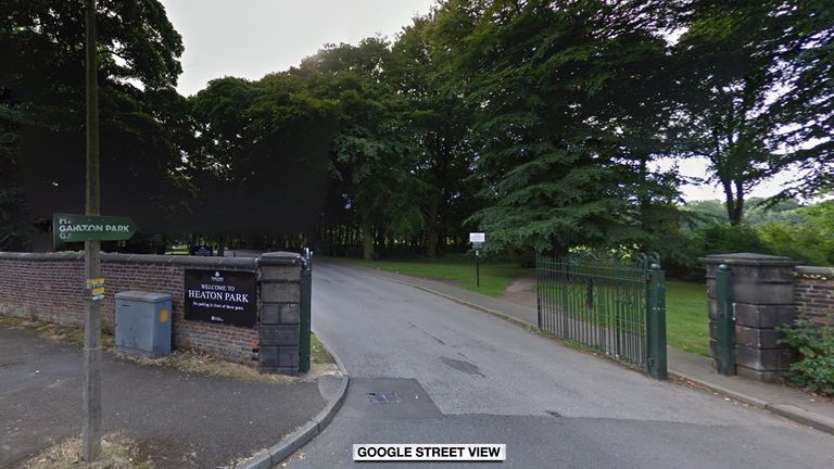 Police were called to Heaton Park shortly after 9pm on Sunday