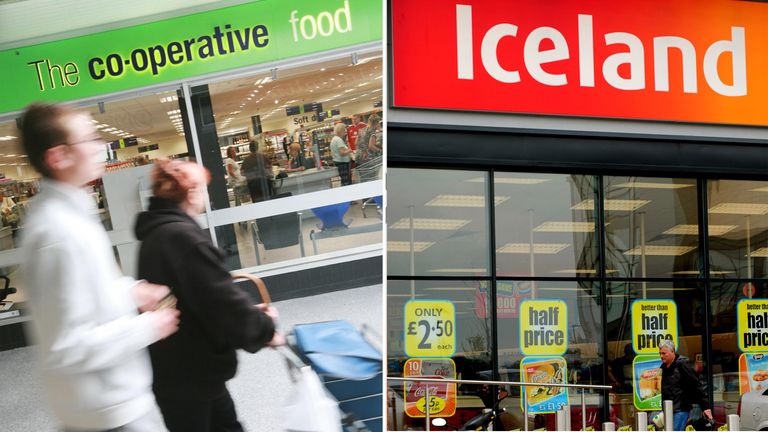 The Co-op and Iceland
