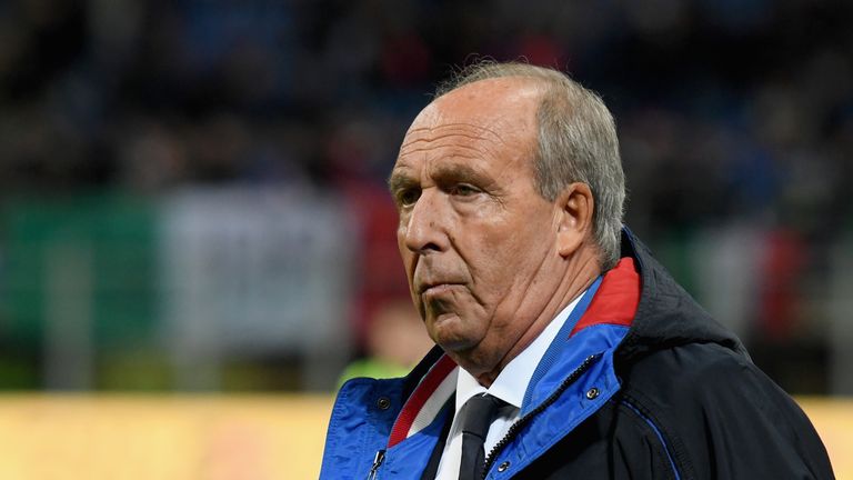 Gian Piero Ventura before Italy&#39;s World Cup play-off against Sweden