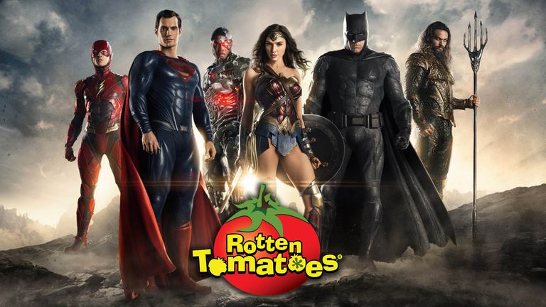 Justice League and Rotten Tomatoes