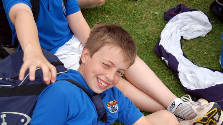 Kieran Brookes was on a school ski trip in the French resort of Chatel