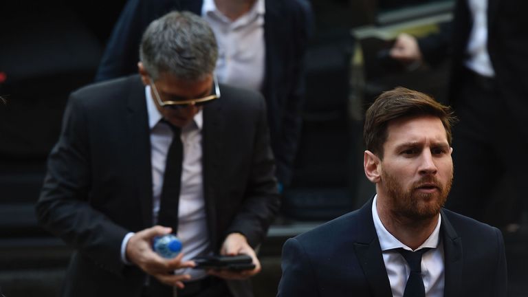 Lionel Messi and his father Jorge Horacio Messi were found guilty of tax fraud in 2016