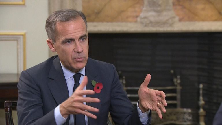 The governor of the Bank of England talks to Sky&#39;s Ed Conway about interest rates rising