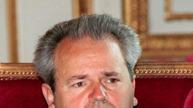 Slobodan Milosevic was indicted for war crimes