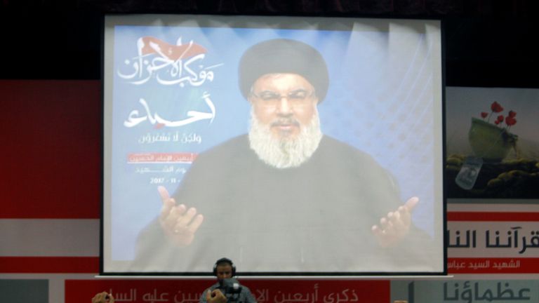 The group's leader said Lebanon was 'strong in the face of any threat'