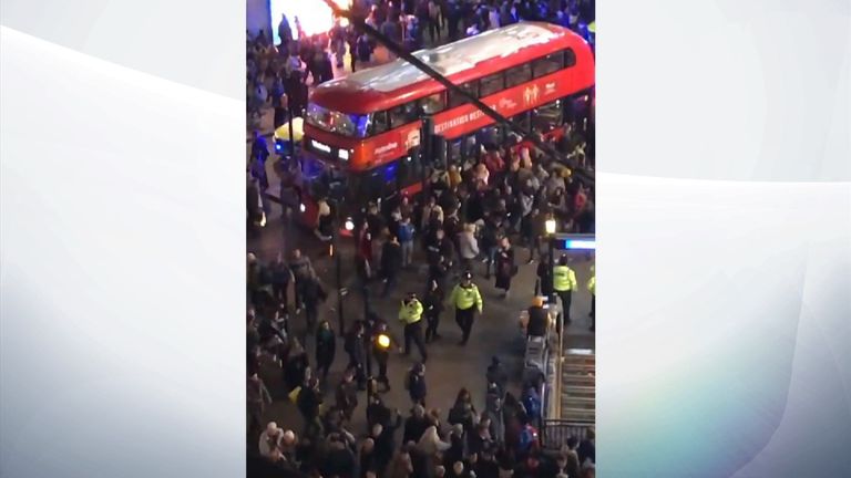 The incident happened on Oxford Street