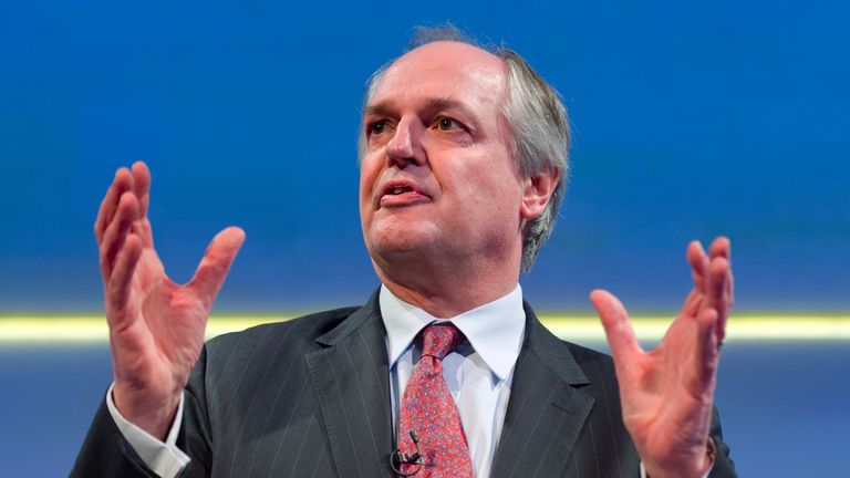 Paul Polman, chief executive officer of Anglo–Dutch multinational consumer goods company Unilever, addresses delegates at the annual Confederation of British Industry (CBI) conference in central London on November 19, 2012.