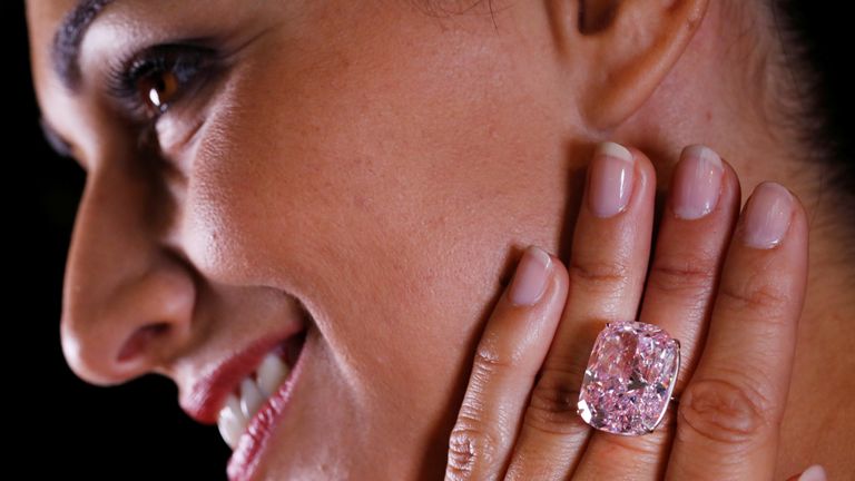 The Pink Raj diamond is expected to fetch upwards of $30 million at auction
