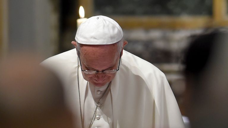 Pope Francis says a 19th century nun also used to fall asleep praying