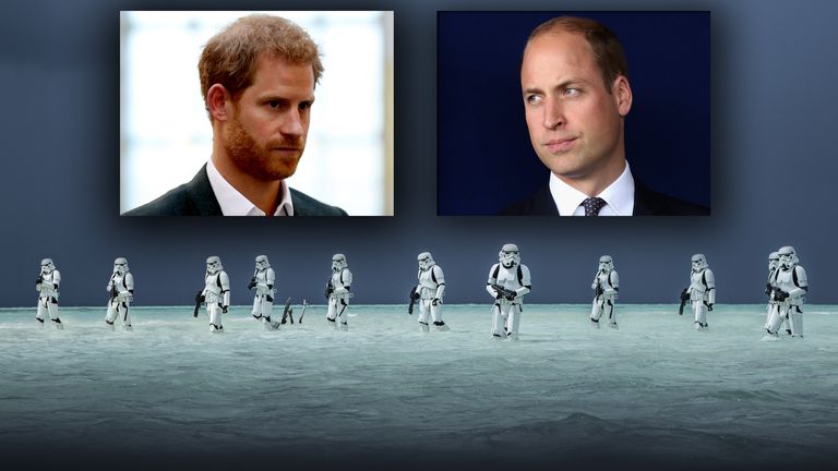 Star Wars: Os Últimos Jedi  Participação de William e Harry foi cortada em  função da altura dos príncipes