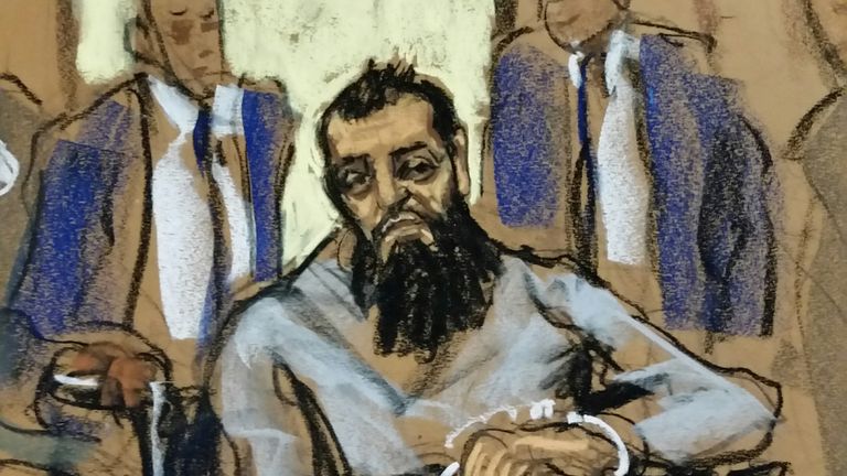 Saipov appeared in court on Wednesday shackled in a wheelchair