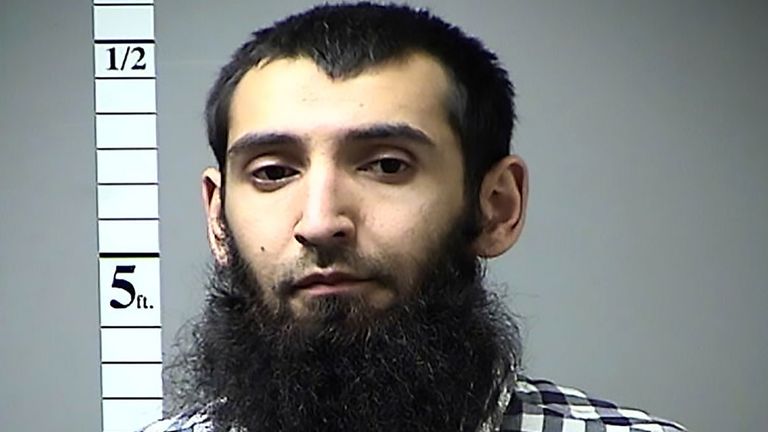 Sayfullo Saipov. Pic: St. Charles County Police Department