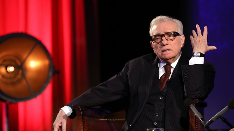 Martin Scorsese appearing on stage as part of the &#39;In Conversation&#39; series of events at BFI Southbank