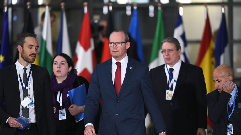 Irish foreign minister Simon Coveney