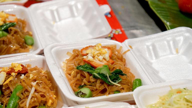 Food served in styrofoam containers could be subject to taxes