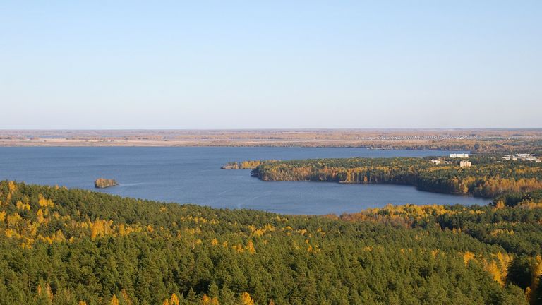 The area in the Urals near where the radiation leak is said to have originated