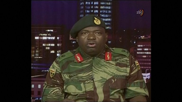 Major General Moyo insisted President Mugabe was safe 