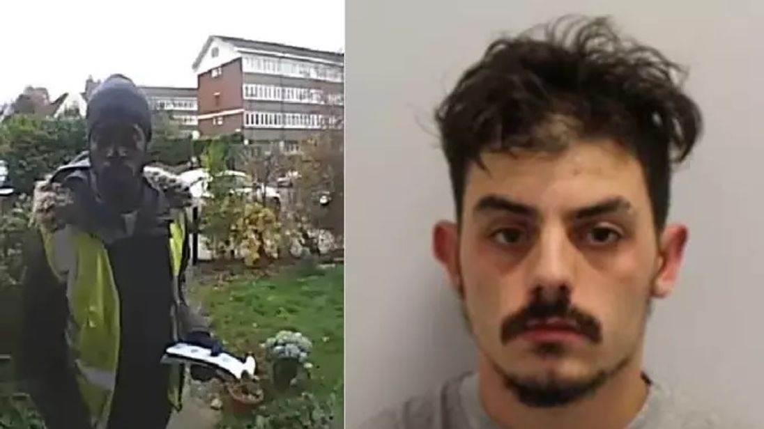 Metropolitan Police handout photos of of Ali Dervish (right) and another unnamed suspect, who are wanted in connection with a kidnapping in Croydon on December 4