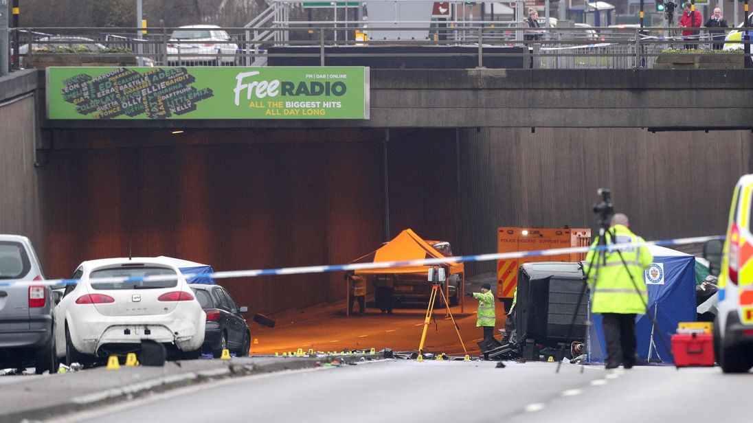 Car crash in Birmingham