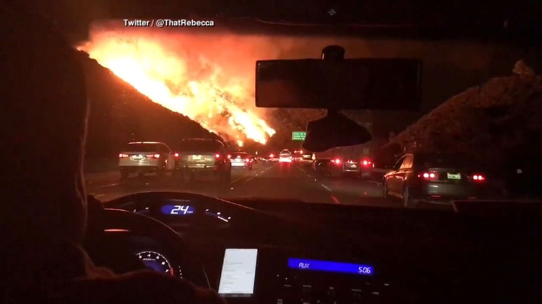 The fires have spread to LA