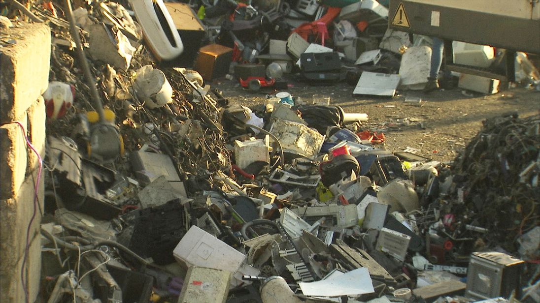 UK reports says global electronic waste mountain has grown by 8% in the past two years