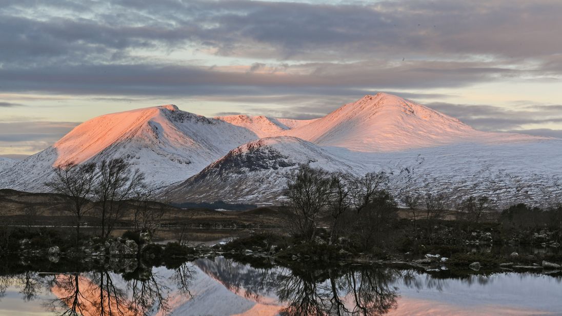 A view of Glen Coe on 1 December: Scotland could get a fresh dump of snow in the coming days