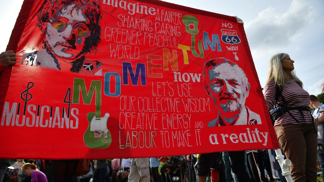 Momentum banner