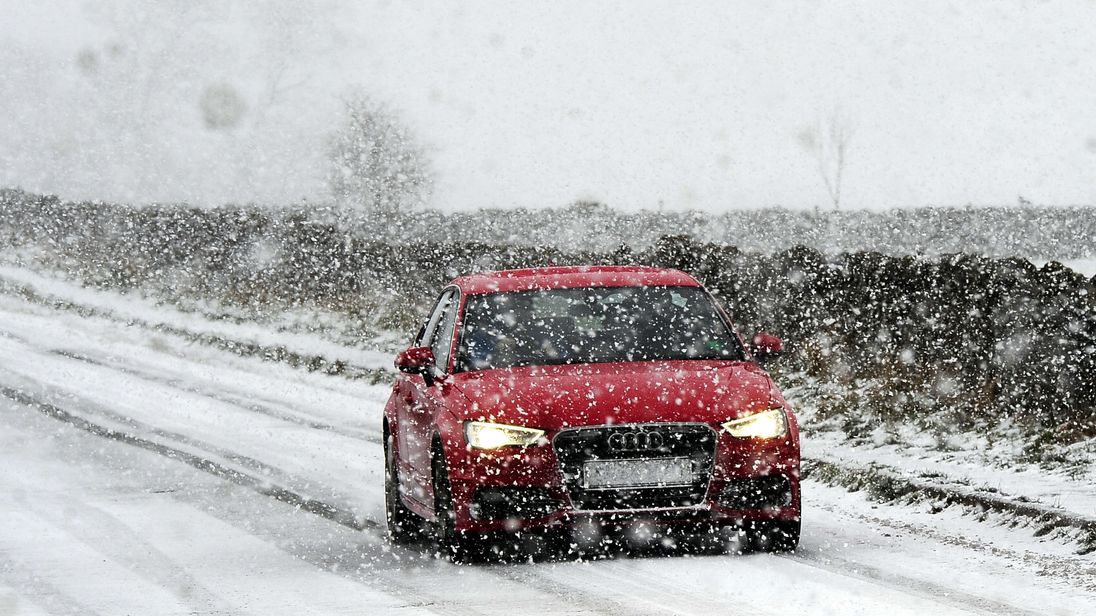 Yellow warning for snow and ice Yellow warning for snow and ice
