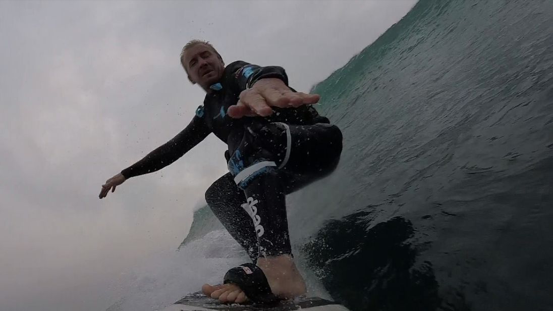 Andrew Cotton travels the glob looking for the world&#39;s biggest waves