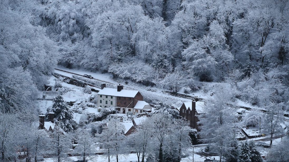 Snow has fallen all over the UK