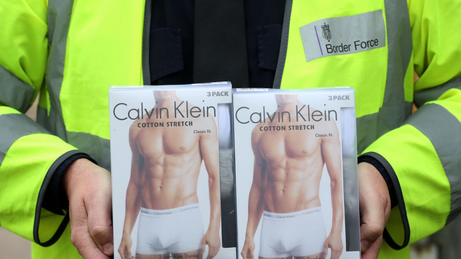Fake goods warning as £ of fake Calvin Klein pants seized by Border  Force | UK News | Sky News