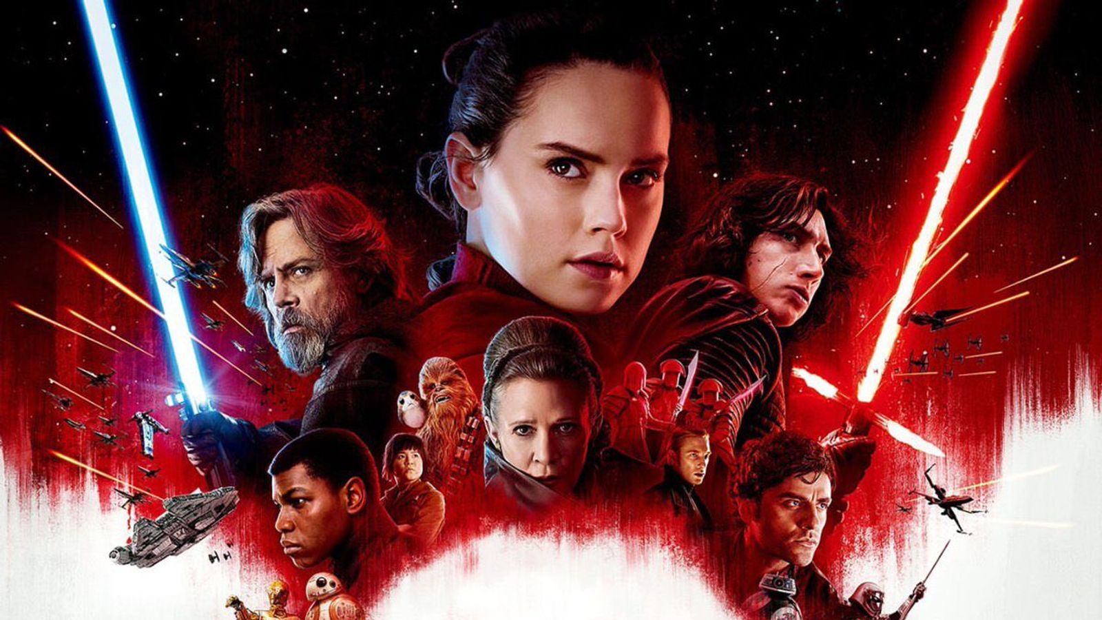 Star Wars: The Last Jedi's first poster is a stunning, nostalgic