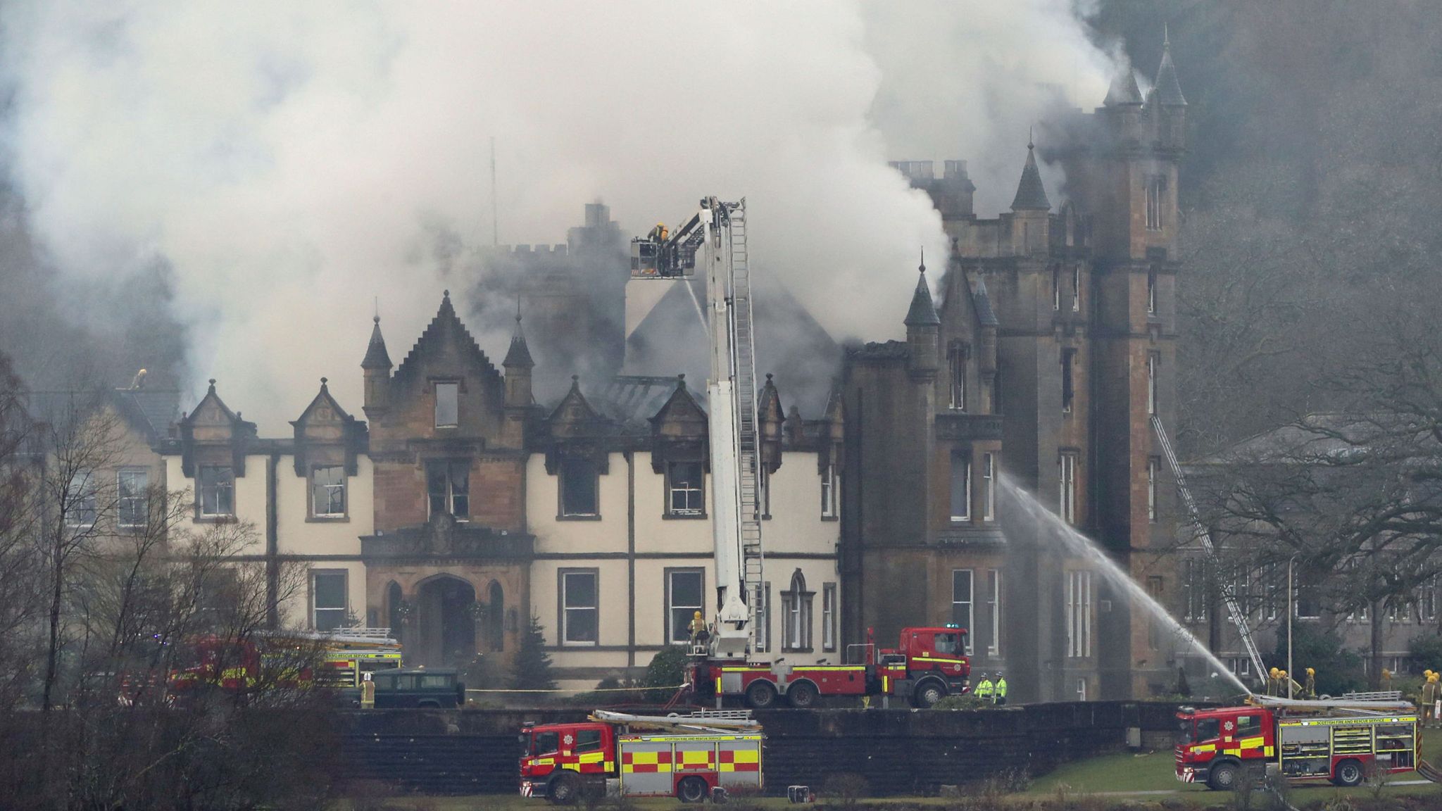 Two dead in luxury hotel fire on banks of Loch Lomond UK News Sky News