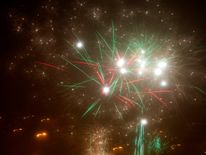Fireworks explode during New Year celebrations in Minsk, Belarus January 1, 2018
