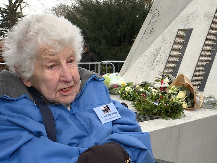 Dr Joan Martin, who was permanently affected by what she saw on the night